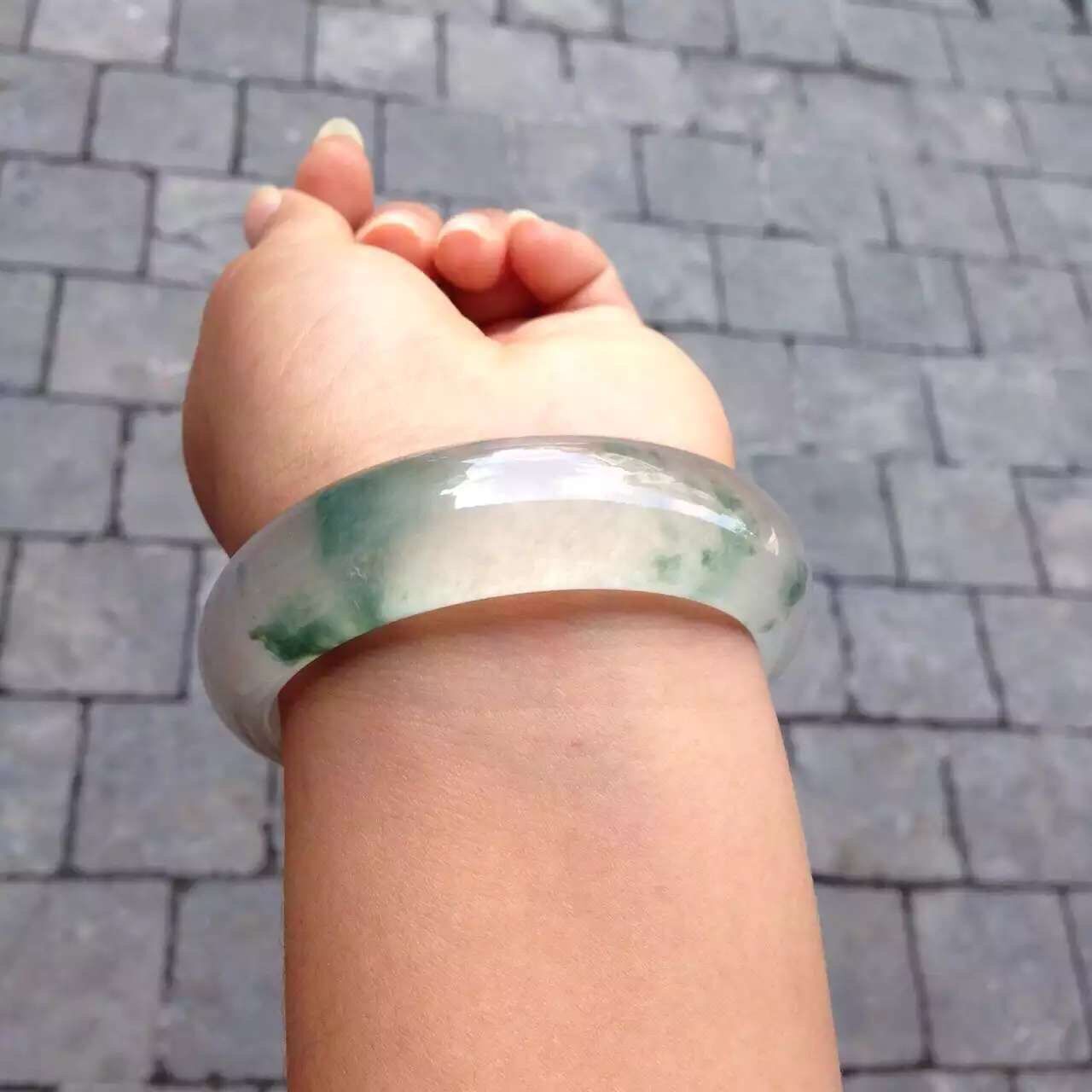 北京飘绿花手镯58