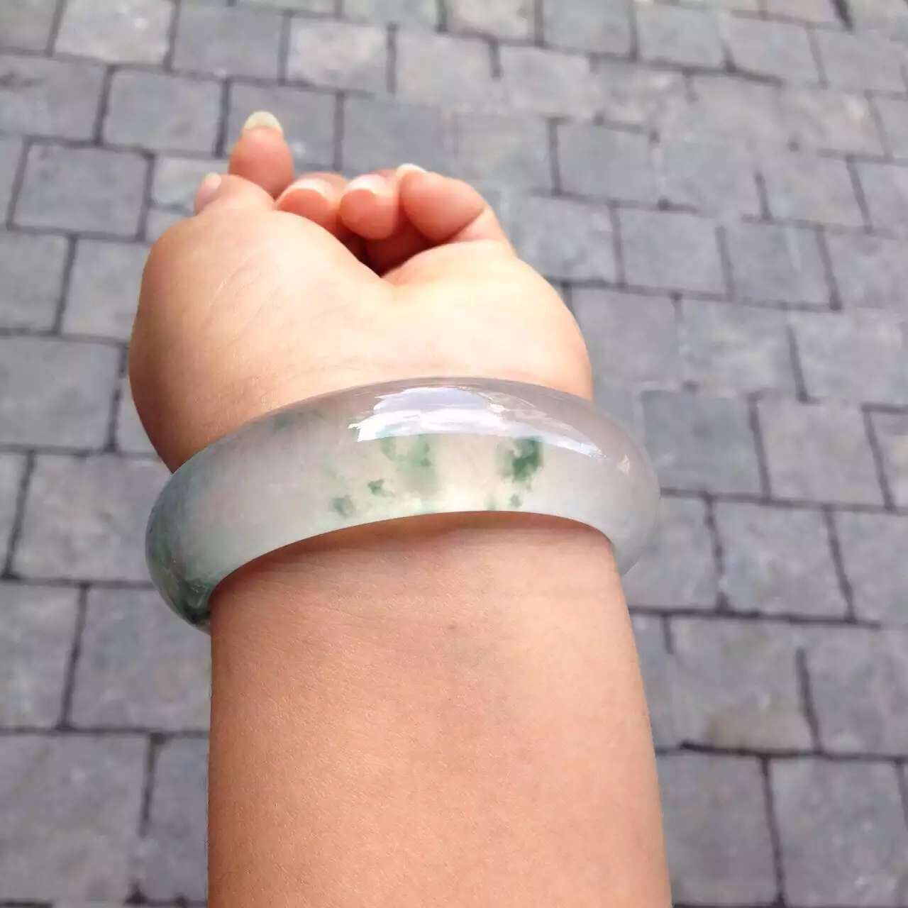 北京飘绿花手镯58